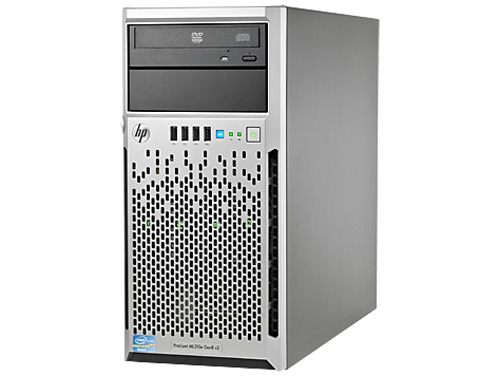 768729-001 | HP ProLiant ML310e G8 1x Intel Xeon E3-1241v3 3.5 GHz CPU 4-Core 8GB DDR3 SDRAM 4U Tower Server