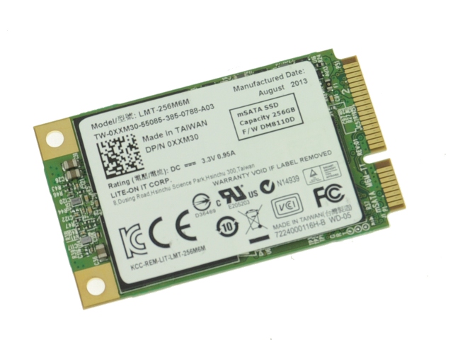 LMT-256M6M | Lite-On 256GB mSATA PCI-e Solid State Drive (SSD)