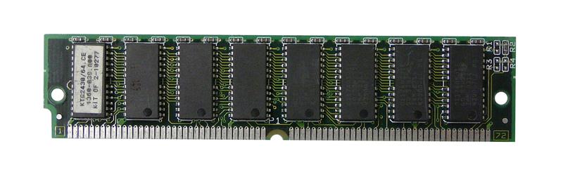 KTC2430/64 | Kingston 64MB Kit (2 X 32MB) EDO non-ECC 60ns 72-Pin SIMM Memory