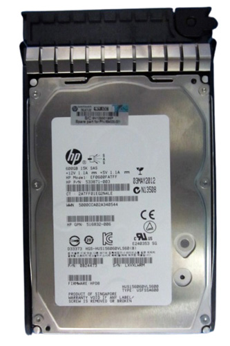 694535-001 | HPE M6612 450GB 15000RPM SAS 6Gb/s 3.5 LFF Dual Port Internal Hard Drive for P6000 EVA
