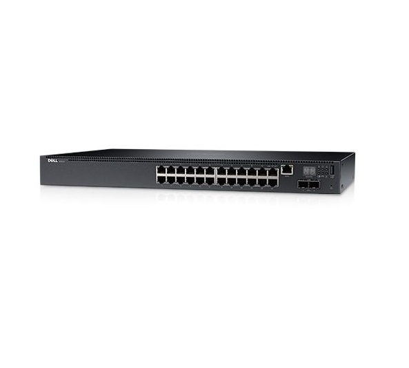 463-7711 | Dell PowerConnect N1548P 48 x 10/100/1000 + 4 x 10 Gigabit SFP+ PoE+ Managed Rack-Mountable Network Switch