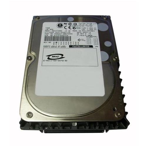 MAS3735NC | Fujitsu 73GB 15000RPM Ultra 320 SCSI 3.5 8MB Cache Hot Swap Hard Drive