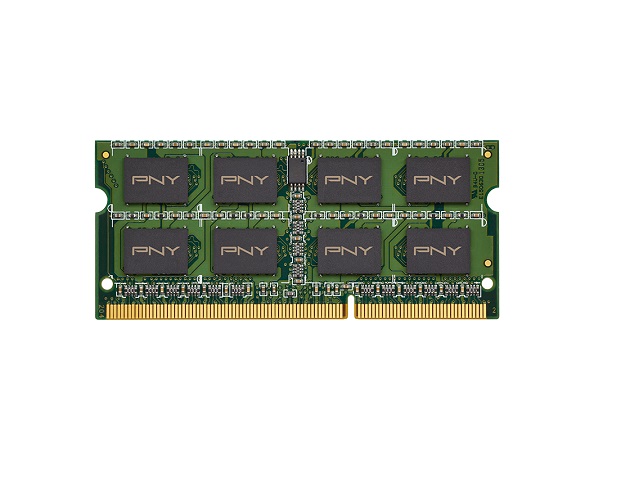 MN4096SD3-1333 | PNY 4GB PC3-10600 DDR3-1333MHz non-ECC Unbuffered CL9 204-Pin SoDimm 1.5V Single Rank Memory Module