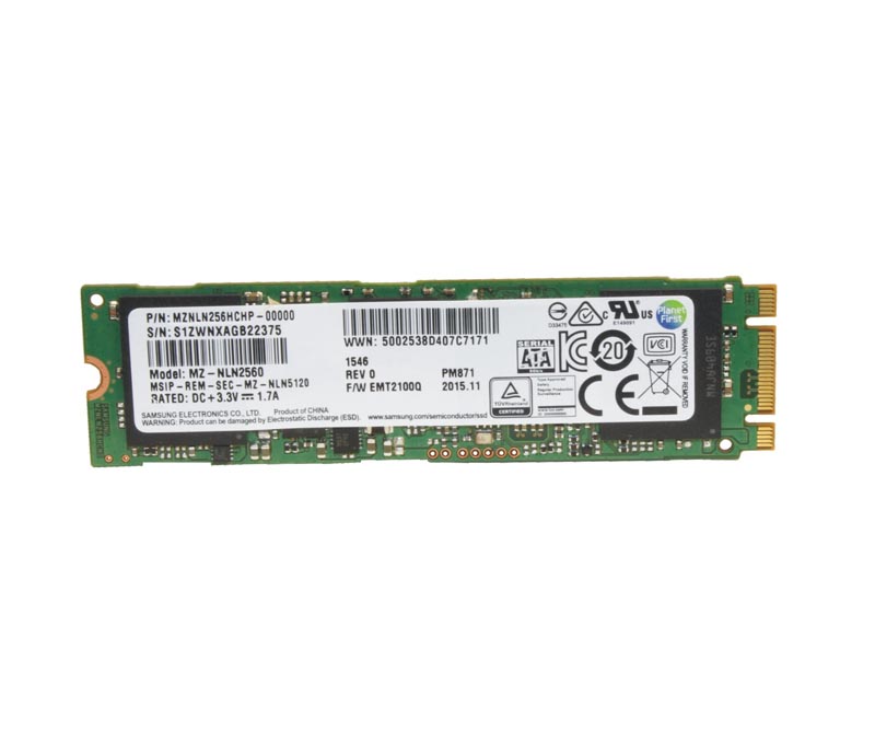 MZNLN256HCHP-000H1 | Samsung 256GB M.2 2280 mSATA 6GB/s Opal Solid State Drive (SSD)