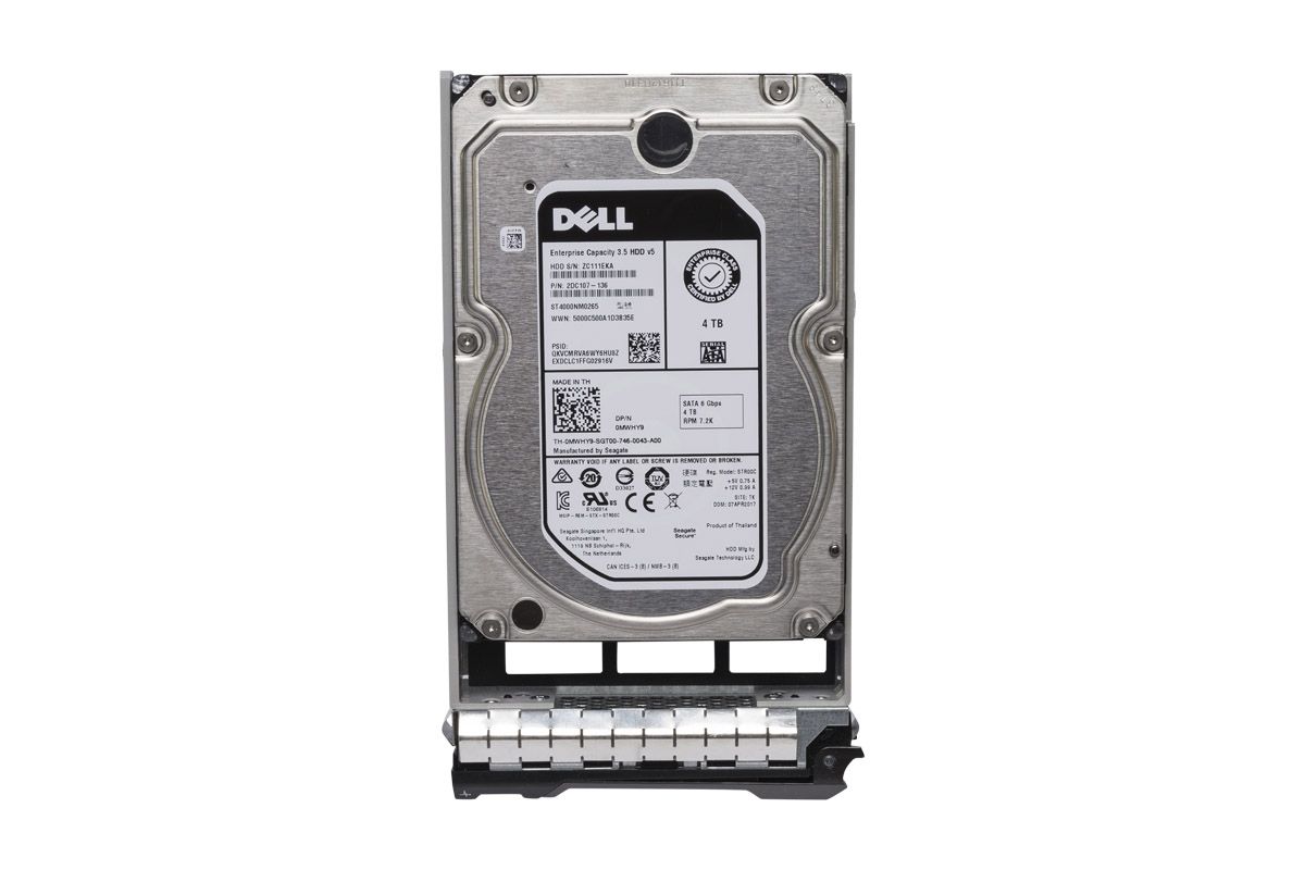 MWHY9 | Dell 4TB 7200RPM SATA 6Gb/s 512N 3.5 Internal Hard Drive for 13 Gen. PowerEdge Server