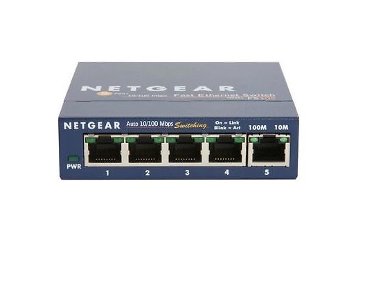FS105NA | Netgear 5-Port 10/100Base-TX Fast Ethernet Switch