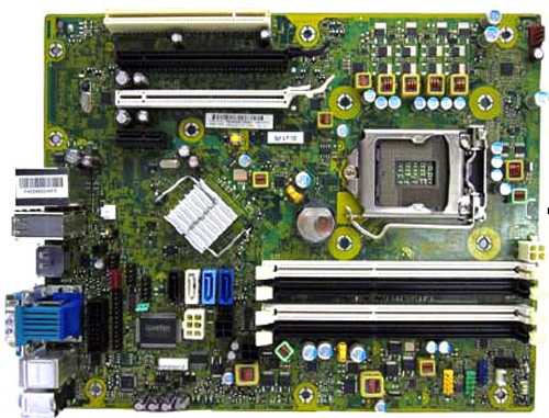 611834-001 | HP System Board for Elite 8200 (SFF) Micro Tower PC