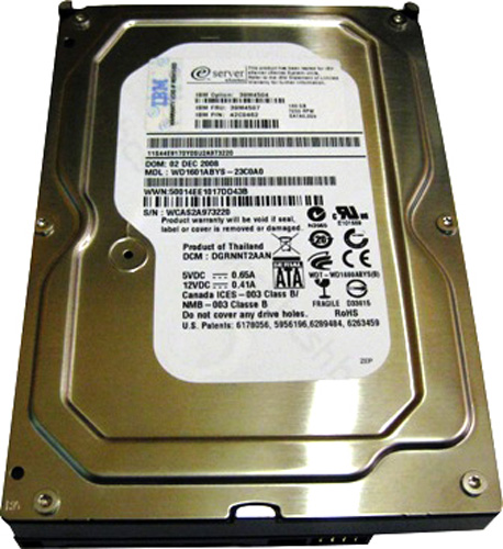 39M4507 | IBM 160GB 7200RPM 3.5 SIMPLE-SWAP SATA 3Gb/s Hard Drive