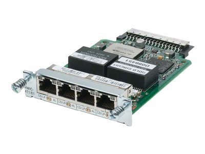 HWIC-4T1/E1= | Cisco Clear Channel - expansion module - 4 ports