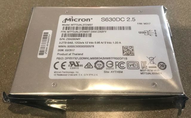 MTFDJAL3T2MBT-2AN1ZA | Micron BYY 3.2tb S630dc SAS 12gbps Mlc Solid State Drive SSD - NEW