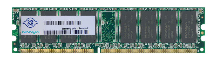 PC3200-30330 | Nanya 128MB PC2100 DDR-266MHz non-ECC Unbuffered CL2.5 184-Pin DIMM Memory Module