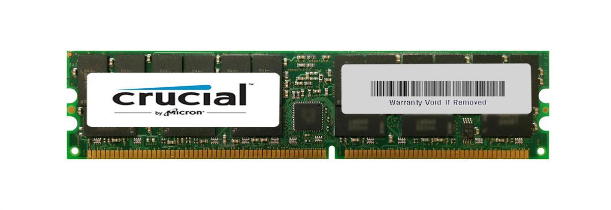 CT527046 | Crucial Technology 2GB DDR-333MHz PC2700 ECC CL2 184-Pin DIMM 2.5V Memory Module for Intel SRSH4 Server