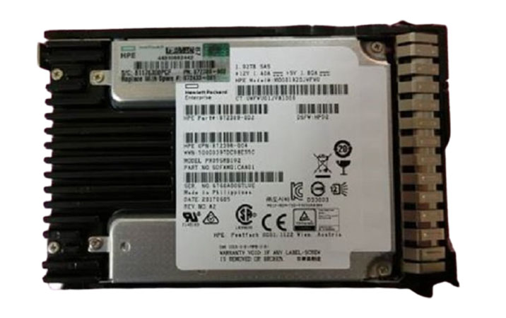 872392-B21 | HPE 1.92TB SAS 12Gb/s Read-intensive 2.5 (SFF) MLC Hot-pluggable SC Digitally Signed Firmware Solid State Drive (SSD)