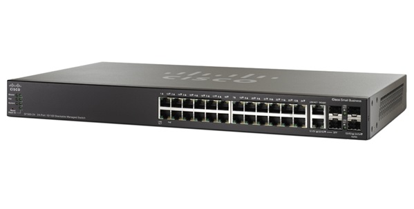 SG500X-24-K9 | Cisco 24p Gigabit 4port 10g Stackable Managed Switch - NEW