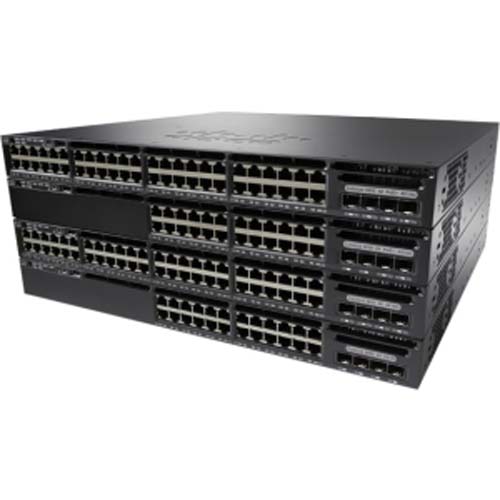 WS-C3650-48PS-L | Cisco Catalyst 3650-48ps-l Managed Switch 48 Poe+ Ethernet Ports And 4 SFP Ports - NEW