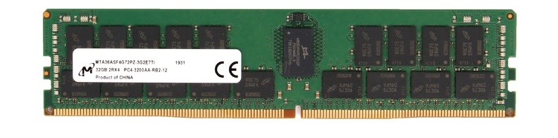 MTA72ASS16G72LZ-3G2B3 | Micron 128gb (1x128gb) 3200mhz Pc4-25600 Cas-22 ECC Quad Rank X4 Load Reduced Ddr4 SDRAM 288-pin LRDIMM Memory Module - NEW