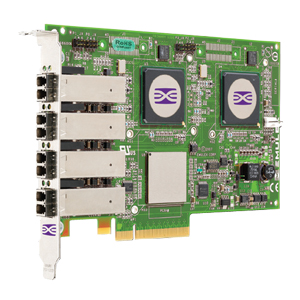 LPE11004-M4 | Emulex LightPluse LPe11004 Fibre Channel Host Bus Adapter - 4 x LC - PCI Express 1 - 4Gbps