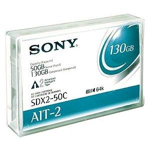 SDX250CN | Sony AIT-2 Tape Cartridge - AIT AIT-2 - 50GB (Native) / 130GB (Compressed)