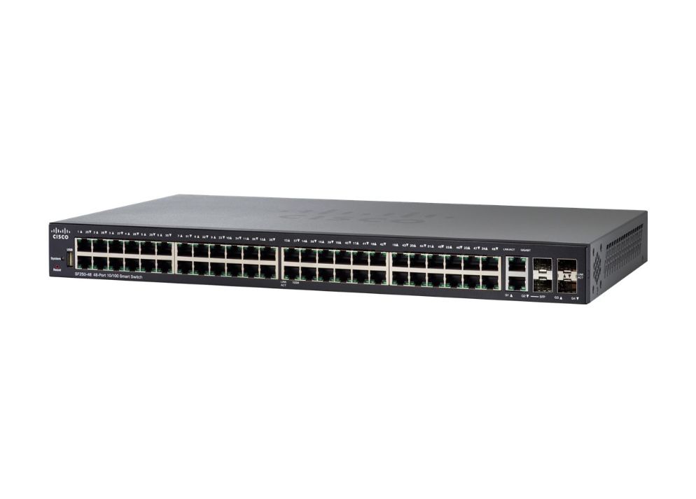 SF250-48-K9 | Cisco 250 Series Sf250-48-k9 - Switch - 48 Ports - Smart - Rack-mountable - NEW