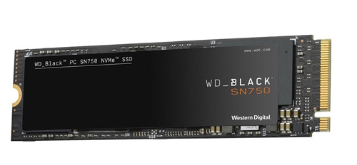 WDS100T3X0C | WD Black PC SN750 NVME 1TB PCI-E 3.0 X4 8 Gb/s M.2 2280 Internal Solid State Drive (SSD) - NEW