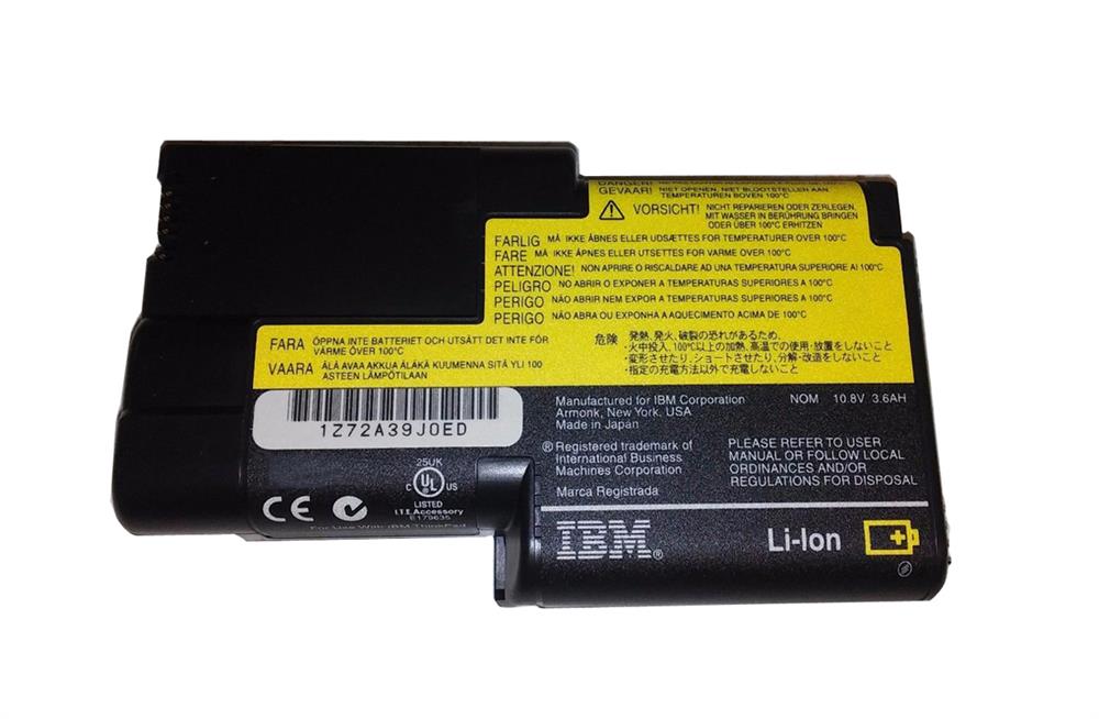 02K6649 | IBM Lenovo 10.8V 4400mAh 6-Cell Li-Ion Battery for ThinkPad T Series