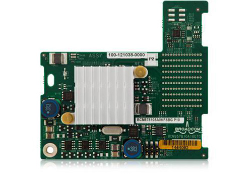 540-11124 | Dell Broadcom 57810-K Dual Port 10 Gigabit Network Interface Card for PowerEdge M620 Server