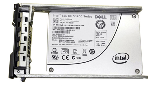 58DVD | Dell Intel S3700 400GB SATA 6Gb/s 2.5 Enterprise Solid State Drive (SSD)