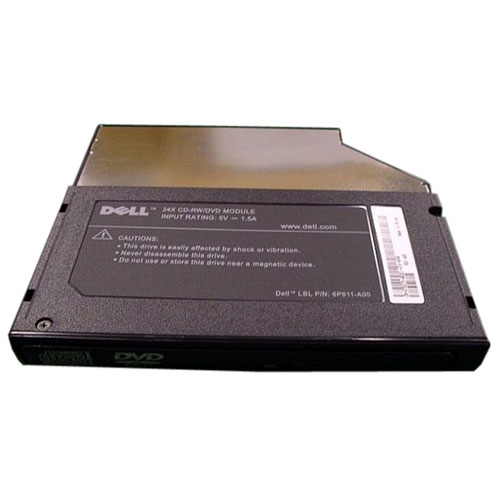 2U842 | Dell 24X/10X/8X/24X CD-RW/DVD-ROM Combo Drive for Latitude C-Series/Inspiron Laptops