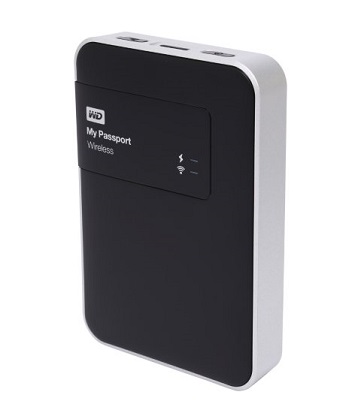 WDBK8Z0010BBK-NESN | Western Digital My Passport Wireless 1TB USB 3.0 Wi-Fi 2.5 External Hard Drive