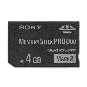 MSMT4G | Sony 4GB Memory Stick Pro Duo Mark2 Media Card