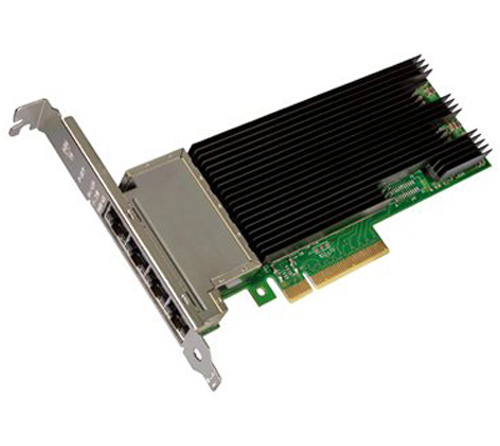 540-BBVO | Dell Intel X710-T4 Quad Port 10GB Ethernet Converged Network Adapter