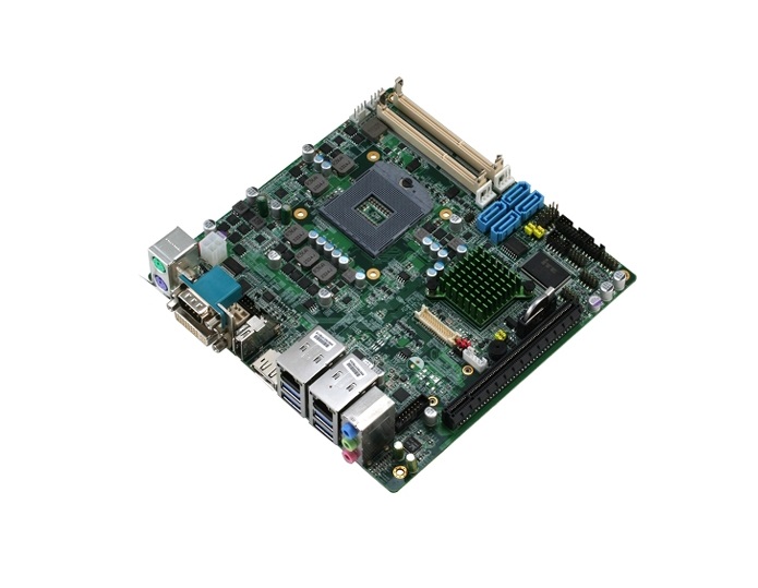 EMB-QM77 | Aaeon Rev.A1 Mini-ITX rPGA998 3rd Gen i5/i7 Motherboard