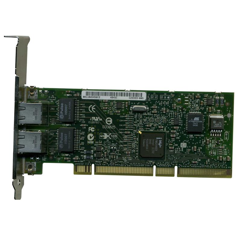 313586001B | HP NC7170 PCI-X Dual Port 1000Base-T Gigabit Ethernet Server Adapter Netwrok Interface Card