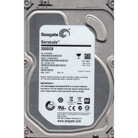 1CH166-500 | Seagate 3TB 7200RPM SATA 6 Gbps 3.5 64MB Cache Barracuda Hard Drive