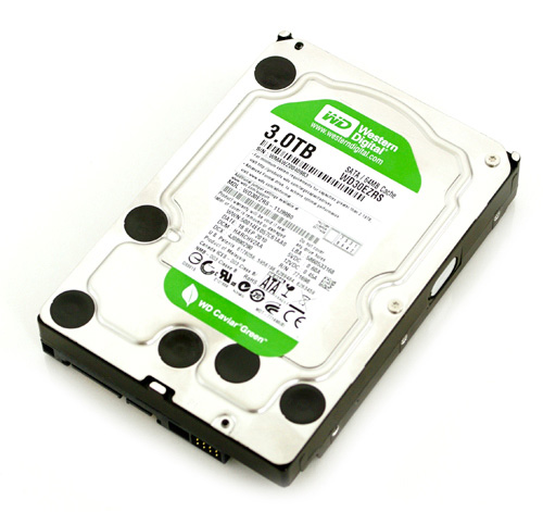 WD30EZRS | WD Caviar Green 3TB SATA 3Gb/s 5400RPM 64MB Cache 3.5 Hard Drive