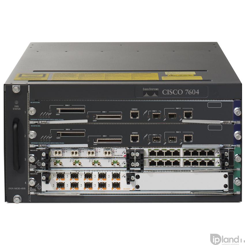 7604-2SUP7203B-2PS | Cisco 7604 Router Desktop modular 5U 2700 Watt