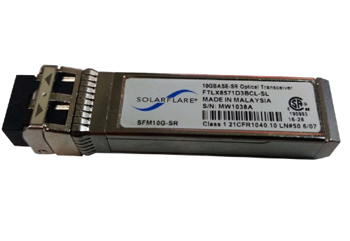 FTLX8571D3BCL-SL | Solarflare 10GBASE-SR Optical SFP Transceiver