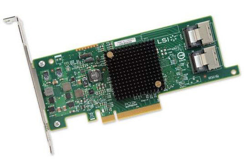 9207-8I | LSI 6Gb/s 8-Port Internal PCI-E 3.0 SATA SAS Host Bus Adapter - NEW