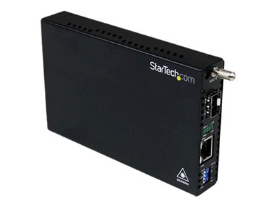 ET91000SFP2 | StarTech - Gigabit Ethernet Fiber Media Converter With Open SFP Slot - Fiber Media Converter - 1.25 Gbps (Et91000SFP2)