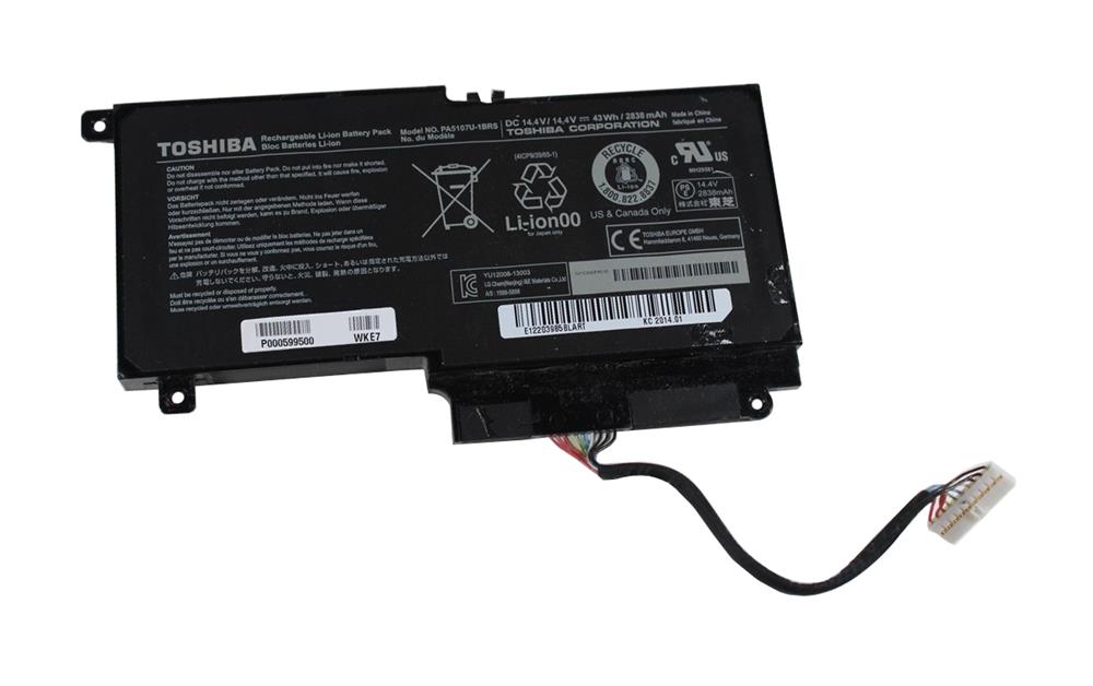 P000599500 | Toshiba 4-Cell 10.8V 3200mAh Lithium-ion Replacement Laptop Battery