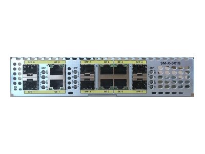 SM-X-6X1G= | Cisco SM-X-6X1G Gigabit Ethernet Service Module - expansion module