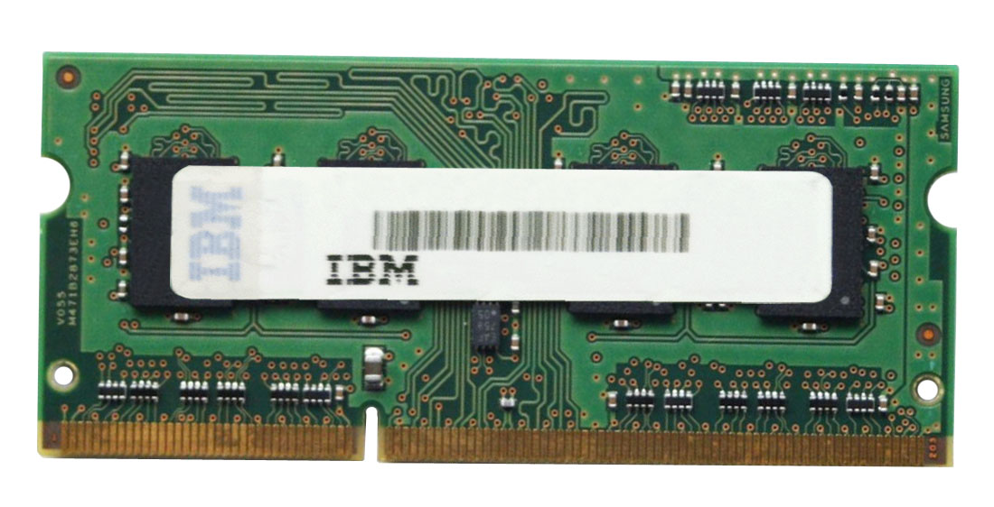 55Y3710 | IBM 2GB DDR3-1333MHz PC3-10600 non-ECC Unbuffered CL9 204-Pin SoDimm 1.35V Low Voltage Memory Module