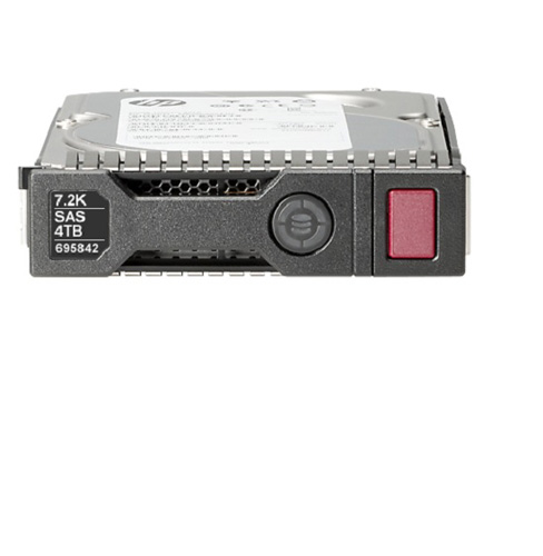 695842-001 | HPE 4TB 7200RPM SAS 6Gb/s 3.5 LFF Hot-pluggable Midline Smart Drive Carrier (SC) Hard Drive - NEW