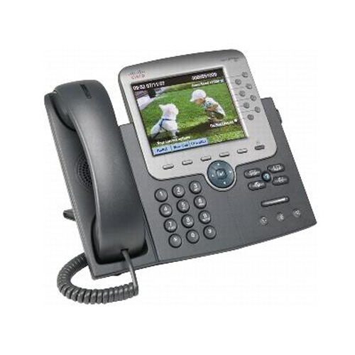 CP-7975G | Cisco Unified IP Phone 7975G VoIP Phone SCCP SIP Silver Dark Gray (Spare)