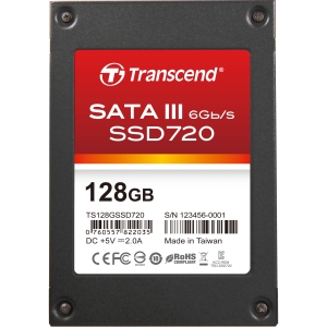 TS128GSSD720 | Transcend 128 GB Internal Solid State Drive (SSD) - 2.5 - SATA/600