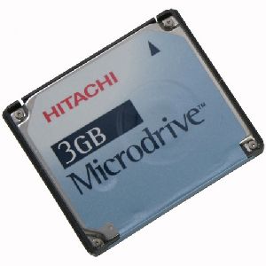 MD3GB-BP | HGST Microdrive 3K6 HMS360603D5CF00 3 GB Plug-in Module Hard Drive - CompactFlash (CF) - 3600 rpm - 128 KB Buffer