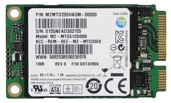 MZMTD256HAGM-00000 | Samsung PM841 256GB mSATA 6Gbps PCIe MLC Solid State Drive (SSD)