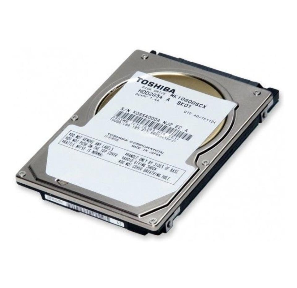 HDD2G34 | Toshiba 100GB 4200RPM SATA 1.5GB/s 8MB Cache 2.5 Hard Disk Drive