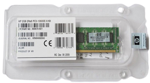500670-B21 | HP 2GB 2RX8 PC3-10600E DDR3 Memory Module - NEW