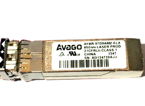 AFBR-57D9AMZ-ELX | Avago 8GB 850NM +SFP Transceiver